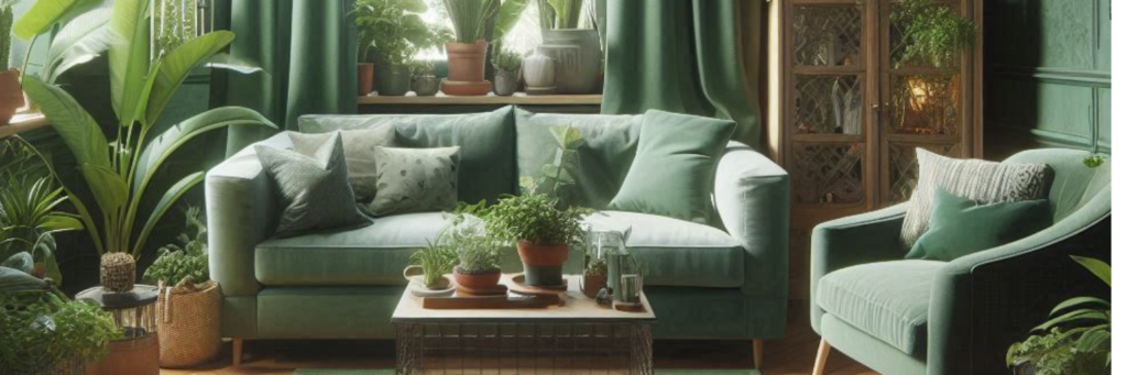 Green living room